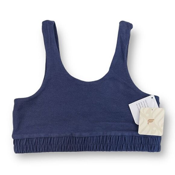 Fabletics Mini Nala Fleece Sports Light Support Lined Bra Size Extra Large 14/16 - Picture 2 of 8